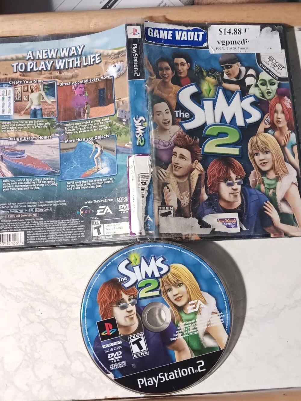 Sims 2 PS2 Tested Playstation 2 Video Game